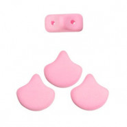 Ideal para hacer tus propias piezas de Joyería y bisutería: Abalorios Matubo Ginko 7.5x7.5mm Bondeli - Matt soft pink